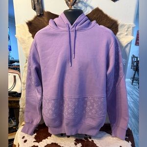 Louis Vuitton Lavender Hoodie with Label